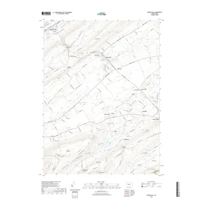 2019 Map of Centre Hall, 2019 Print