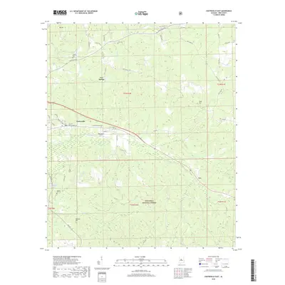 2018 Map of Centreville East, 2018 Print