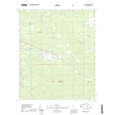 2021 Map of Centreville East, 2021 Print