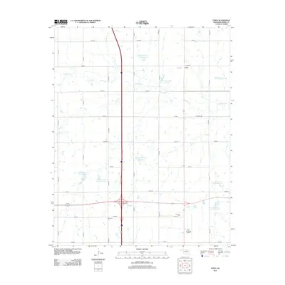 2012 Map of Ceres, 2012 Print