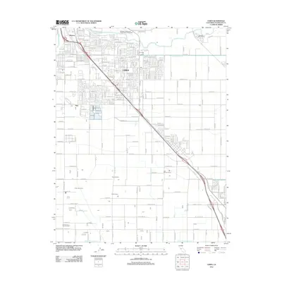 2012 Map of Ceres, 2012 Print