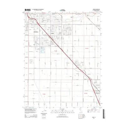 2015 Map of Ceres, 2015 Print