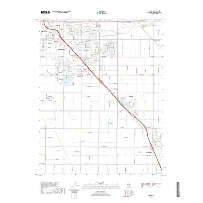 2018 Map of Ceres, 2018 Print