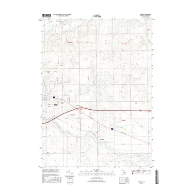 2017 Map of Ceresco, 2017 Print