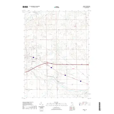 2019 Map of Ceresco, 2019 Print