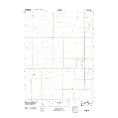 2011 Map of Ceresco, 2011 Print