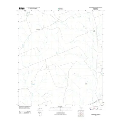 2013 Map of Cerritos Blancos, 2013 Print