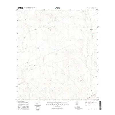 2016 Map of Cerritos Blancos, 2016 Print