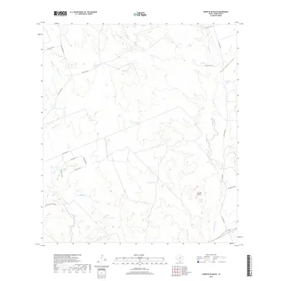 2019 Map of Cerritos Blancos, 2019 Print