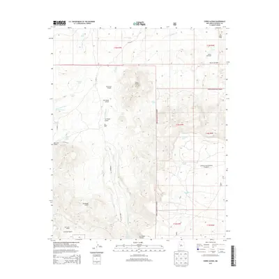 2013 Map of Cerro Alesna, 2013 Print