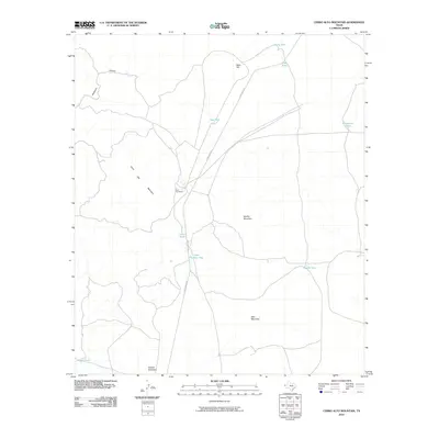 2010 Map of Cerro Alto Mountain, 2010 Print