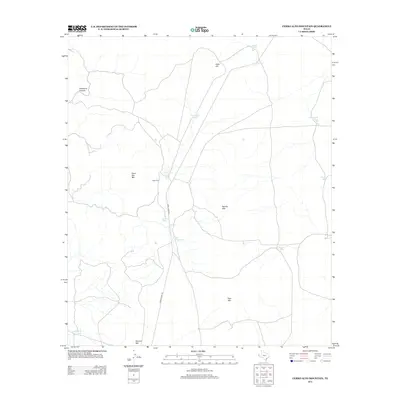 2013 Map of Cerro Alto Mountain, 2013 Print