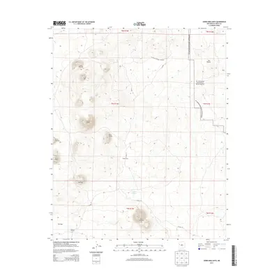 2013 Map of Cerro Brillante, 2013 Print