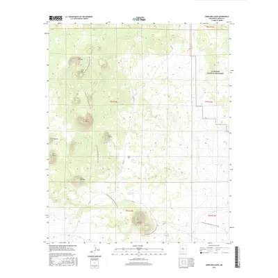 2017 Map of Cerro Brillante, 2017 Print