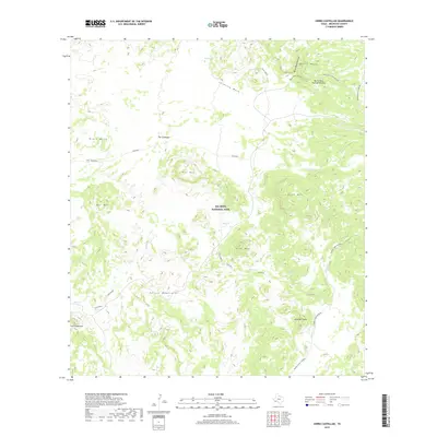 2019 Map of Cerro Castellan, 2019 Print