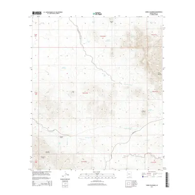 2014 Map of Cerro Colorado, 2014 Print