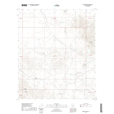 2018 Map of Cerro Colorado, 2018 Print