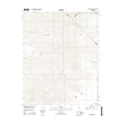 2015 Map of Cerro Colorado, 2015 Print