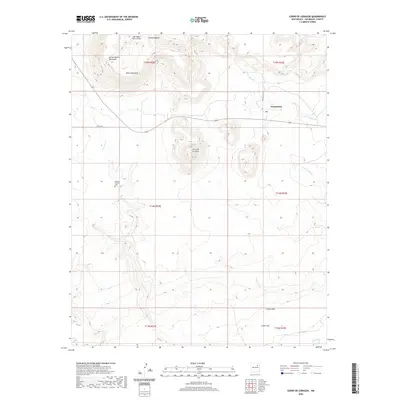 2020 Map of Cerro De Corazon, 2020 Print