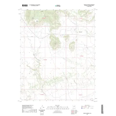 2023 Map of Cerro De Corazon, 2023 Print