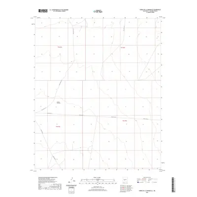 2020 Map of Cerro De La Campana SE, 2020 Print