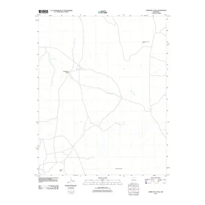 2010 Map of Cerro De La Olla, 2010 Print