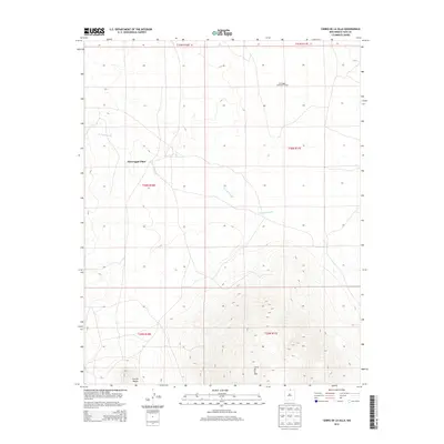 2013 Map of Cerro De La Olla, 2013 Print