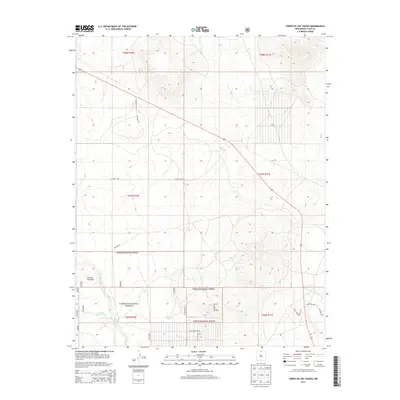 2013 Map of Cerro De Los Taoses, 2013 Print