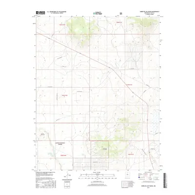 2017 Map of Cerro De Los Taoses, 2017 Print
