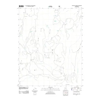 2011 Map of Cerro del Grant, 2011 Print