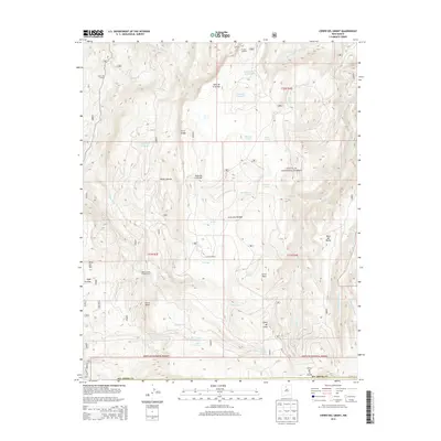 2013 Map of Cerro del Grant, 2013 Print