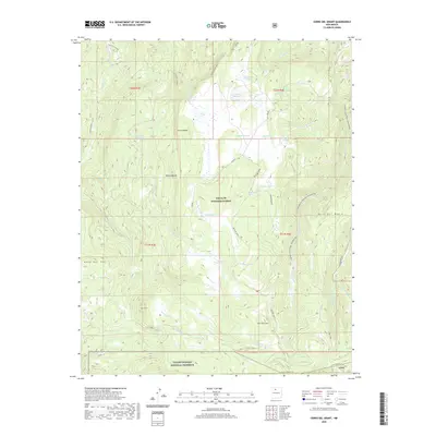 2020 Map of Cerro del Grant, 2020 Print