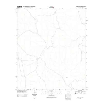 2013 Map of Cerro Diablo, 2013 Print