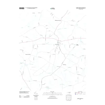 2013 Map of Cerro Gordo, 2013 Print