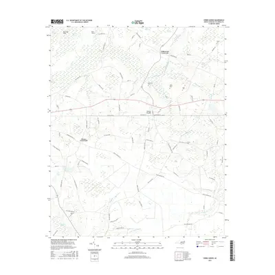 2016 Map of Cerro Gordo, 2016 Print