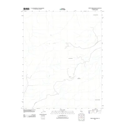2012 Map of Cerro Gordo Peak, 2012 Print