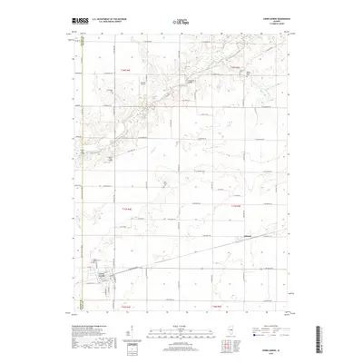 2018 Map of Cerro Gordo, 2018 Print