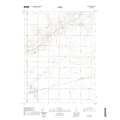 2021 Map of Cerro Gordo, 2021 Print