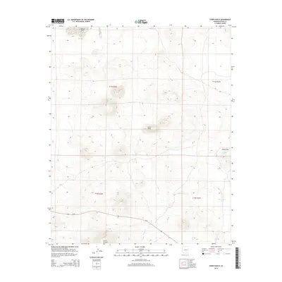 2014 Map of Cerro Hueco, 2014 Print