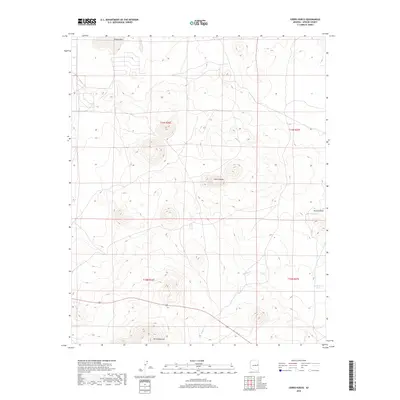 2018 Map of Cerro Hueco, 2018 Print