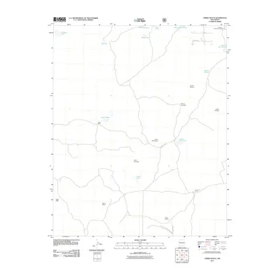2011 Map of Cerro Hueco, 2011 Print