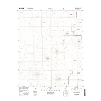 2013 Map of Cerro Hueco, 2013 Print