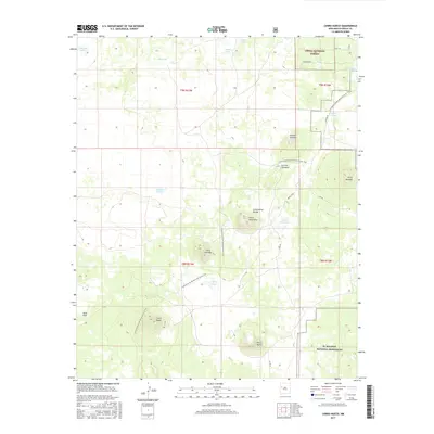 2017 Map of Cerro Hueco, 2017 Print