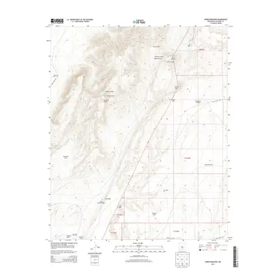 2013 Map of Cerro Montoso, 2013 Print