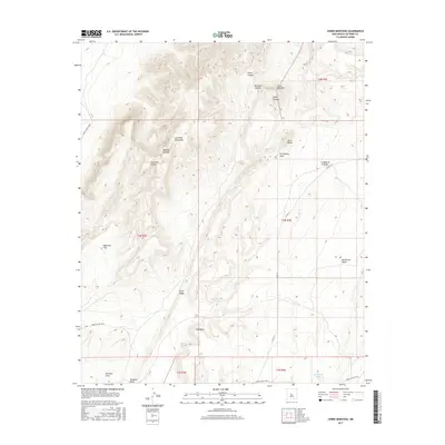 2017 Map of Cerro Montoso, 2017 Print