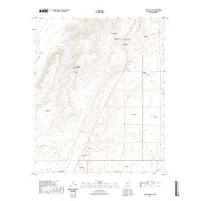 2020 Map of Cerro Montoso, 2020 Print