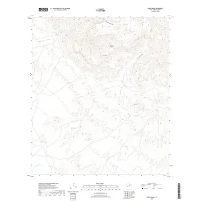 2019 Map of Cerro Orona, 2019 Print