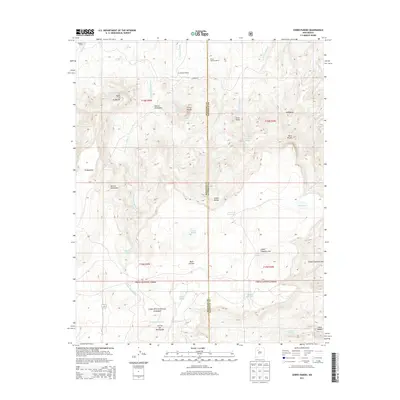 2013 Map of Cerro Parido, 2013 Print