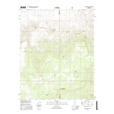 2017 Map of Cerro Parido, 2017 Print