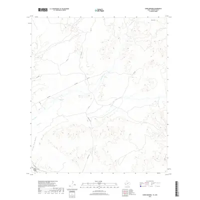 2019 Map of Cerro Redondo, 2019 Print